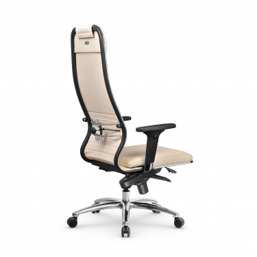 Кресло руководителя Метта Metta L 1m 38К2/2D Infinity Easy Clean MPES Комплект 1 Молочное