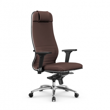 Кресло руководителя Метта Metta L 1m 38К2/2D Infinity Easy Clean MPES Комплект 1 Темно-коричневое