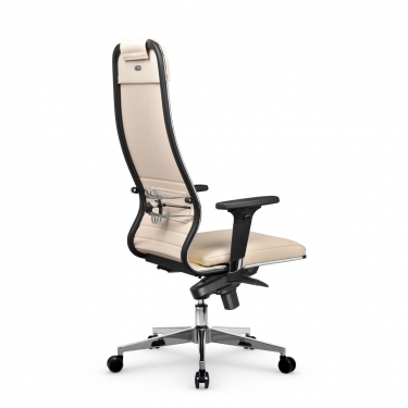 Кресло руководителя Метта Metta L 1m 38К2/2D Infinity Easy Clean MPES Комплект 3 Молочное