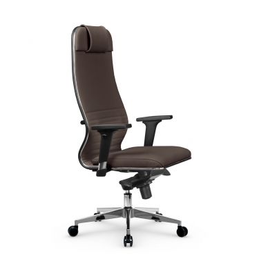 Кресло руководителя Метта Metta L 1m 38К2/2D Infinity Easy Clean MPES Комплект 3 Светло-коричневое