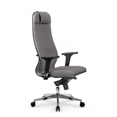 Кресло руководителя Метта Metta L 1m 38К2/2D Infinity Easy Clean MPES Комплект 3 Серое