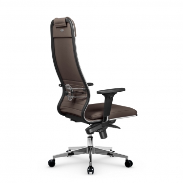 Кресло руководителя Метта Metta L 1m 38К2/2D Infinity Easy Clean MPES Комплект 3 Темно-коричневое