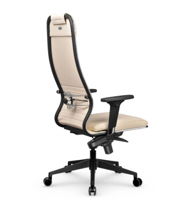 Кресло руководителя Метта Metta L 1m 38К2/2D Infinity Easy Clean MPES Комплект 4 Молочное