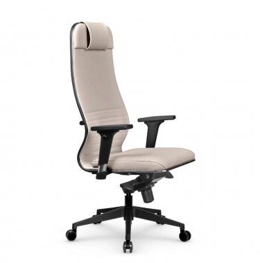 Кресло руководителя Метта Metta L 1m 38К2/2D Infinity Easy Clean MPES Комплект 4 Светло-бежевое