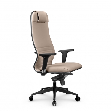 Кресло руководителя Метта Metta L 1m 38К2/2D Infinity Easy Clean MPES Комплект 4 Темно-бежевое