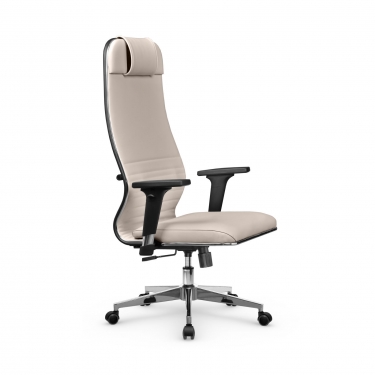 Кресло руководителя Метта Metta L 1m 38К2/2D Infinity Easy Clean MPES Комплект 5 Светло-бежевое