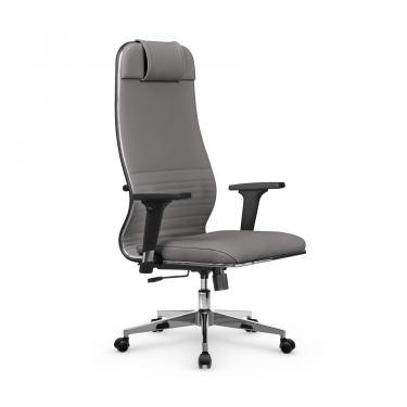 Кресло руководителя Метта Metta L 1m 38К2/2D Infinity Easy Clean MPES Комплект 5 Серое