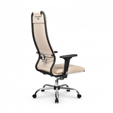 Кресло руководителя Метта Metta L 1m 38К2/2D Infinity Easy Clean MPES Комплект 7 Молочное