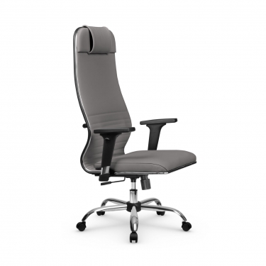 Кресло руководителя Метта Metta L 1m 38К2/2D Infinity Easy Clean MPES Комплект 7 Серое
