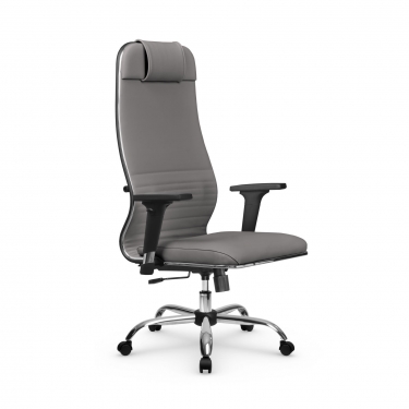 Кресло руководителя Метта Metta L 1m 38К2/2D Infinity Easy Clean MPES Комплект 7 Серое
