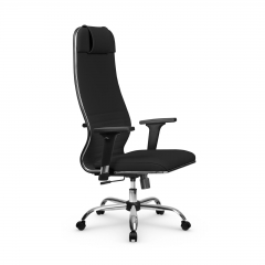 Кресло руководителя Метта Metta L 1m 38К2/2D Infinity Easy Clean MPES Комплект 7 Черное