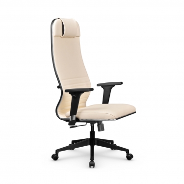 Кресло руководителя Метта Metta L 1m 38К2/2D Infinity Easy Clean MPES Комплект 8 Молочное
