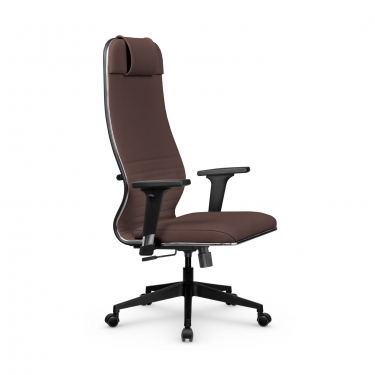 Кресло руководителя Метта Metta L 1m 38К2/2D Infinity Easy Clean MPES Комплект 8 Темно-коричневое