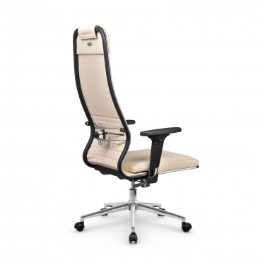 Кресло руководителя Метта Metta L 1m 38К2/2D Infinity Easy Clean MPES Комплект 9 Молочное