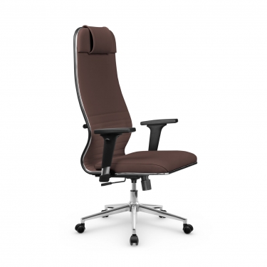 Кресло руководителя Метта Metta L 1m 38К2/2D Infinity Easy Clean MPES Комплект 9 Темно-коричневое