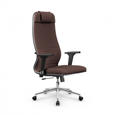 Кресло руководителя Метта Metta L 1m 38К2/2D Infinity Easy Clean MPES Комплект 9 Темно-коричневое