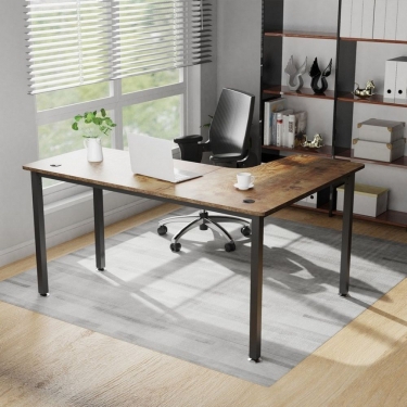 Стол письменный для компьютера угловой Eureka EUREKA CD-L01L-60VP Brown