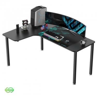 Стол письменный для компьютера угловой Eureka EUREKA CD-L01L-60B Black
