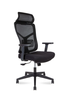 Кресло офисное для персонала Норден Asper 165A-B-BB Черный
