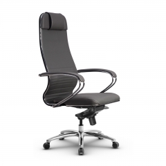 Кресло руководителя Метта Metta L 1m 38K2K Комплект 1 Серое