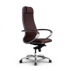 Кресло руководителя Метта Metta L 1m 38K2K Комплект 1 Темно-коричневое
