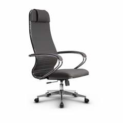 Кресло руководителя Метта Metta L 1m 38K2K Комплект 5 Серое