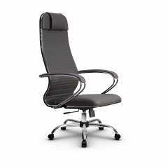 Кресло руководителя Метта Metta L 1m 38K2K Комплект 7 Серое