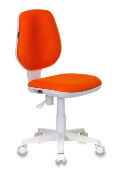 Кресло детское Бюрократ Бюрократ CH-W213 пластик белый Оранжевый TW-96-1