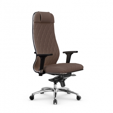 Кресло руководителя Метта Мetta L 1m 40M/2D Infinity Easy Clean MPES Комплект 1 Серое