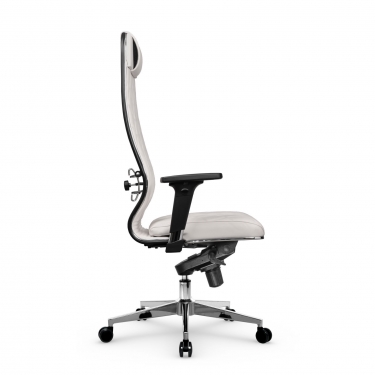 Кресло руководителя Метта Мetta L 1m 40M/2D Infinity Easy Clean MPES Комплект 3 Молочное