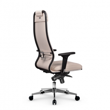 Кресло руководителя Метта Мetta L 1m 40M/2D Infinity Easy Clean MPES Комплект 3 Светло-бежевое