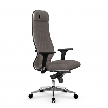 Кресло руководителя Метта Мetta L 1m 40M/2D Infinity Easy Clean MPES Комплект 3 Серое