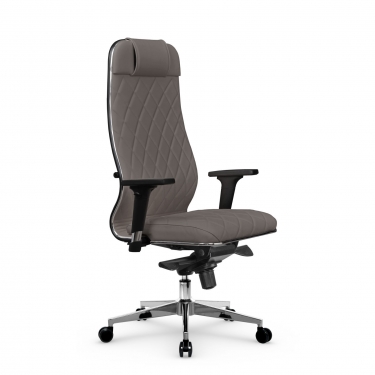 Кресло руководителя Метта Мetta L 1m 40M/2D Infinity Easy Clean MPES Комплект 3 Серое