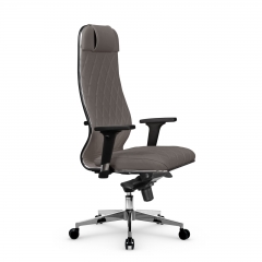 Кресло руководителя Метта Мetta L 1m 40M/2D Infinity Easy Clean MPES Комплект 3 Серое