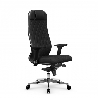 Кресло руководителя Метта Мetta L 1m 40M/2D Infinity Easy Clean MPES Комплект 3 Черное