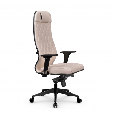 Кресло руководителя Метта Мetta L 1m 40M/2D Infinity Easy Clean MPES Комплект 4 Светло-бежевое