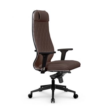 Кресло руководителя Метта Мetta L 1m 40M/2D Infinity Easy Clean MPES Комплект 4 Темно-коричневое