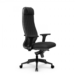 Кресло руководителя Метта Мetta L 1m 40M/2D Infinity Easy Clean MPES Комплект 4 Черное