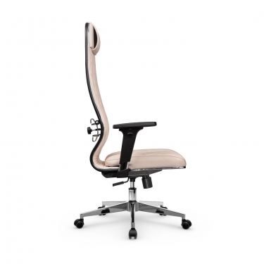 Кресло руководителя Метта Мetta L 1m 40M/2D Infinity Easy Clean MPES Комплект 5 Светло-бежевое