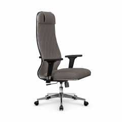 Кресло руководителя Метта Мetta L 1m 40M/2D Infinity Easy Clean MPES Комплект 5 Серое