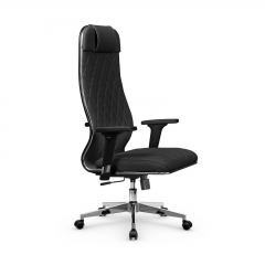 Кресло руководителя Метта Мetta L 1m 40M/2D Infinity Easy Clean MPES Комплект 5 Черное