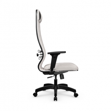 Кресло руководителя Метта Мetta L 1m 40M/2D Infinity Easy Clean MPES Комплект 6 Молочное