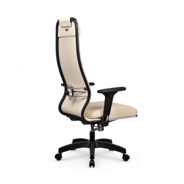 Кресло руководителя Метта Мetta L 1m 40M/2D Infinity Easy Clean MPES Комплект 6 Молочное