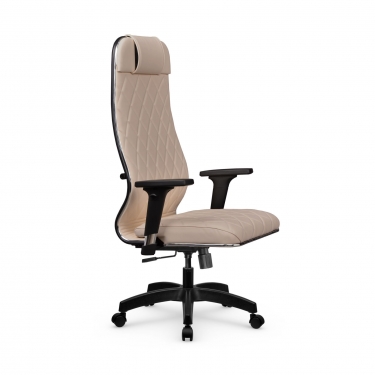 Кресло руководителя Метта Мetta L 1m 40M/2D Infinity Easy Clean MPES Комплект 6 Темно-бежевое