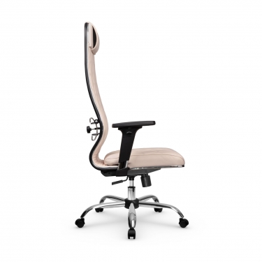 Кресло руководителя Метта Мetta L 1m 40M/2D Infinity Easy Clean MPES Комплект 7 Светло-бежевое