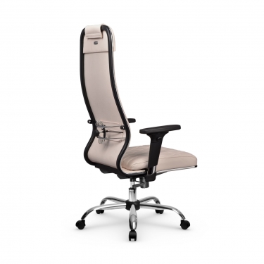 Кресло руководителя Метта Мetta L 1m 40M/2D Infinity Easy Clean MPES Комплект 7 Светло-бежевое