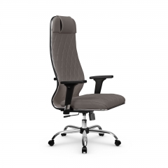 Кресло руководителя Метта Мetta L 1m 40M/2D Infinity Easy Clean MPES Комплект 7 Серое