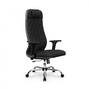 Кресло руководителя Метта Мetta L 1m 40M/2D Infinity Easy Clean MPES Комплект 7 Черное