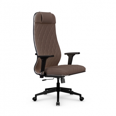 Кресло руководителя Метта Мetta L 1m 40M/2D Infinity Easy Clean MPES Комплект 8 Светло-коричневое