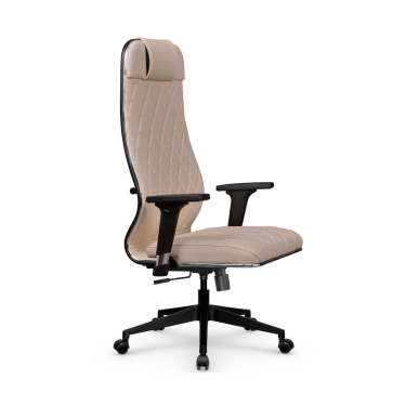 Кресло руководителя Метта Мetta L 1m 40M/2D Infinity Easy Clean MPES Комплект 8 Темно-бежевое